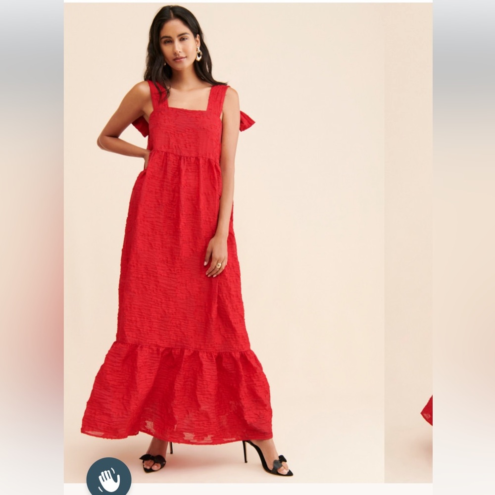 Sister Jane Vibrant Red Maxi Dress